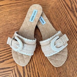 STEVE MADDEN Merla Sandals - Raffia